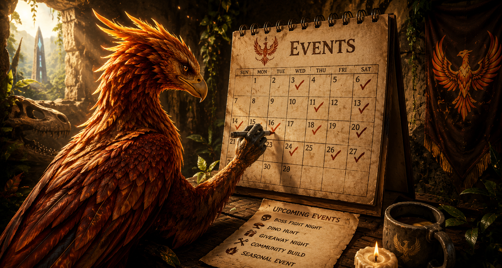 Phoenix Clan Rising Calendar
